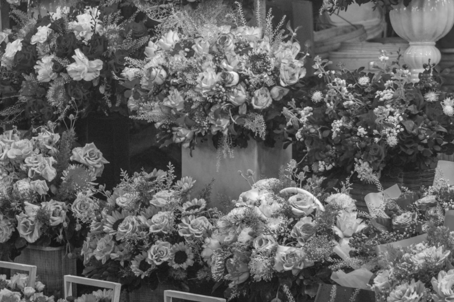 Elegant wedding reception setup with romantic lighting and floral arrangements